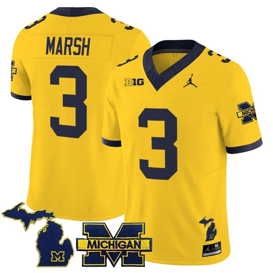 Men's Michigan Wolverines 2026 Vapor Limited Jersey - All Stitched