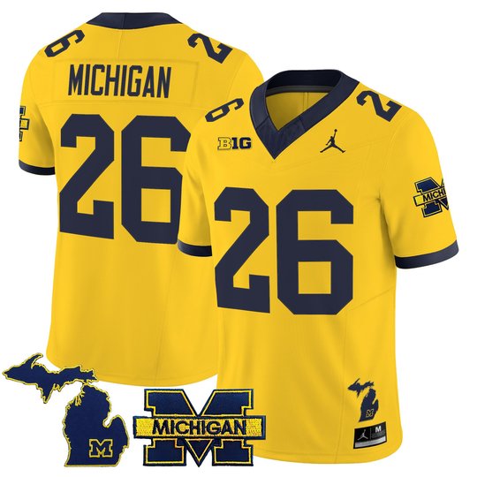 Men's Michigan Wolverines 2026 Vapor Limited Jersey - All Stitched