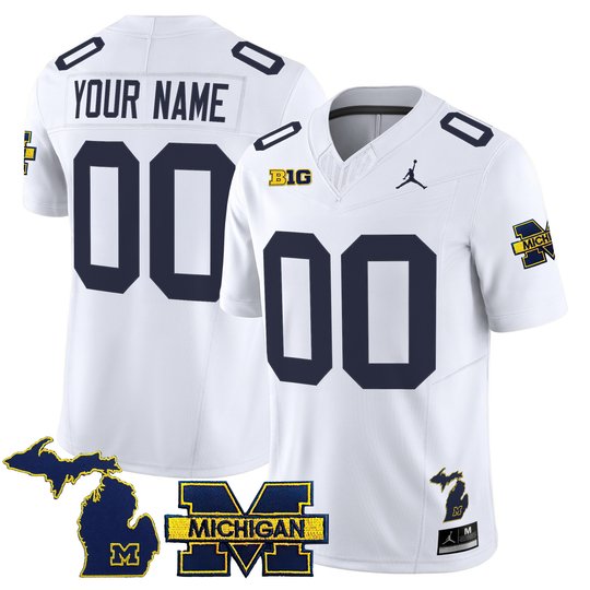 Michigan Wolverines 2026 Vapor Limited Custom Jersey - All Stitched