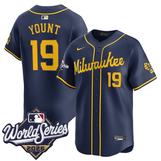 Men's Milwaukee Brewers 2026 World Series Vapor Premier Limited Jersey - All Stitched