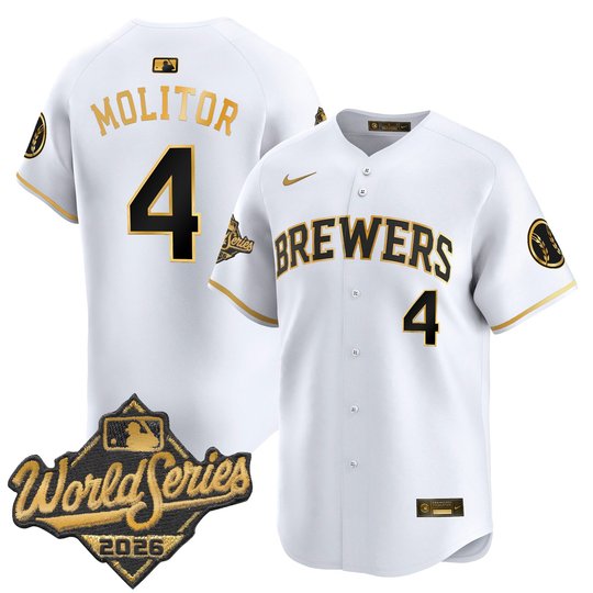 Men's Milwaukee Brewers 2026 World Series Vapor Premier Limited Jersey - All Stitched