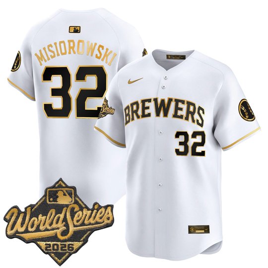 Men's Milwaukee Brewers 2026 World Series Vapor Premier Limited Jersey - All Stitched