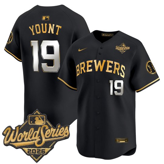 Men's Milwaukee Brewers 2026 World Series Vapor Premier Limited Jersey V2 - All Stitched
