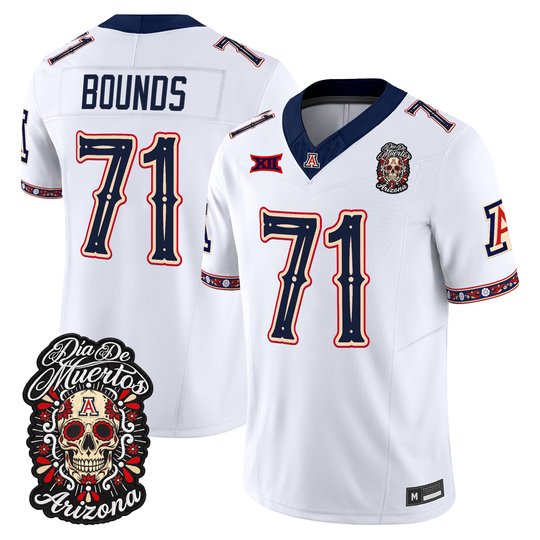 Men's Arizona Wildcats Día de los Muertos Vapor Limited Jersey - All Stitched