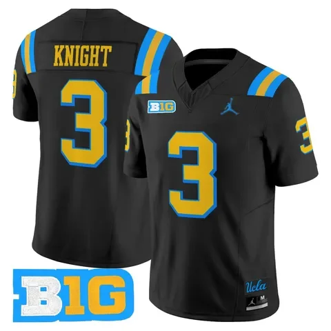 UCLA Bruins Black Vapor Limited Jersey - All Stitched
