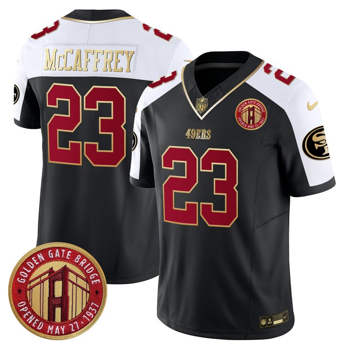 Youth's 49ers Golden Gate Bridge Patch Vapor Limited Jersey - All Stitched