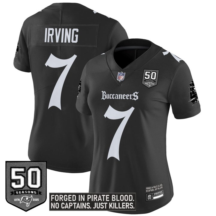 Women's Tampa Bay Buccaneers 'Gothic Pirate Shadows Edition' Limited Jersey - All Stitched