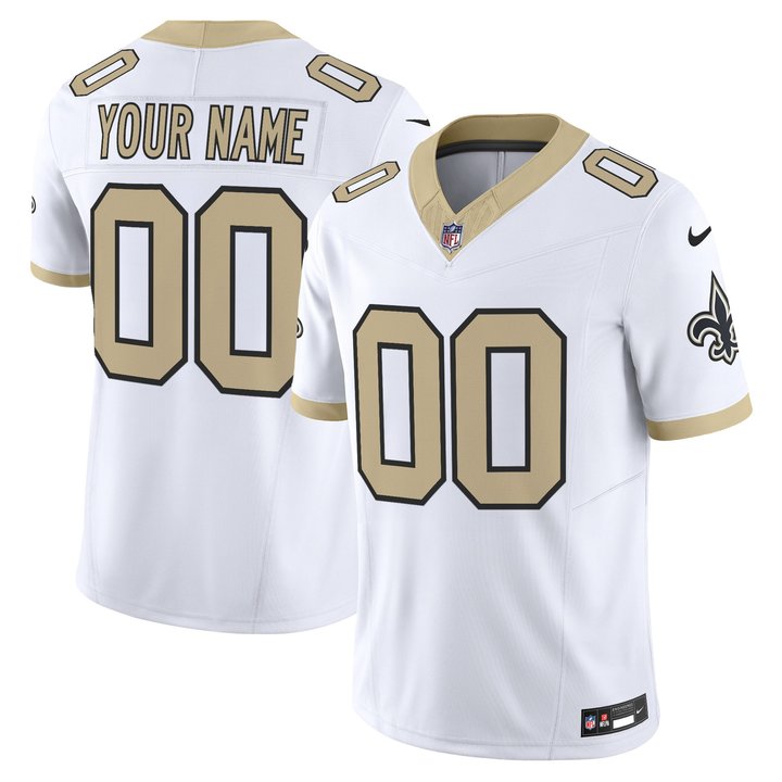 New Orleans Saints 'Gameday Golds Edition' Vapor Custom Jersey - All Stitched