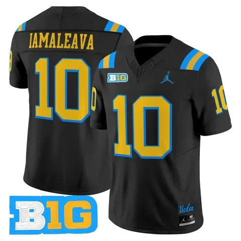 UCLA Bruins Black Vapor Limited Jersey - All Stitched