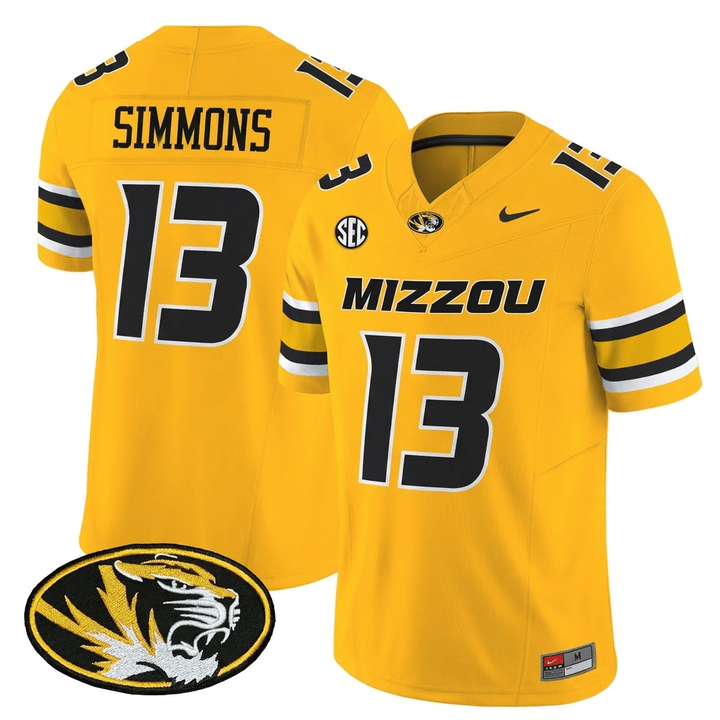 SIMMONS Missouri Tigers Vapor Limited Jersey - All Stitched