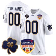 Notre Dame Fighting Irish 2024 Orange Bowl Patch Game Custom Jersey - All Stitched