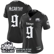 Women's Minnesota Vikings 'Gothic Norseblood Edition' Vapor Limited Jersey - All Stitched
