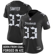 Women's Pittsburgh Steelers 'Gothic Steel City Edition' Vapor Limited Jersey - All Stitched