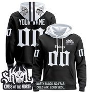 Minnesota Vikings 'Gothic Norseblood Edition' Custom Pullover Hoodie - All Stitched