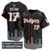 Men's Los Angeles Dodgers 'Halloween Edition' Premier Limited Jersey - Stitched