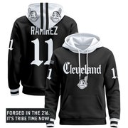 Men's Cleveland Indians 'Gothic Iron Edition' Premium Pullover Hoodie - All Stitched