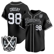 Men's Las Vegas Raiders 65th Anniversary Patch Vapor Baseball Jersey - All Stitched