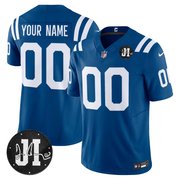 Indianapolis Colts 2025 Jim Irsay Patch Vapor Limited Custom Jersey - All Stitched