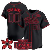 Buffalo Bills 'Stranger Things Edition' Vapor Baseball Custom Jersey - All Stitched