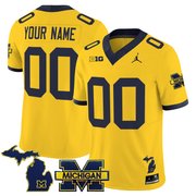 Michigan Wolverines 2026 Vapor Limited Custom Jersey - All Stitched