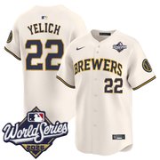 Men's Milwaukee Brewers 2026 World Series Vapor Premier Limited Jersey V2 - All Stitched