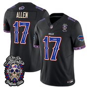 Men's Buffalo Bills Día de los Muertos Vapor Limited Jersey - All Stitched