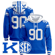ERICKSON Kentucky Wildcats Pullover Hoodie - All Stitched