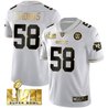 Youth's Chiefs Super Bowl Vapor Gold Jersey - All Stitched
