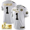 Youth's Chiefs Super Bowl Vapor Gold Jersey - All Stitched