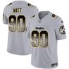 Youth's Steelers Arch Smoke Vapor Jersey - All Stitched