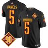 Men's Washington Commanders 90th Anniversary Patch Vapor Limited Jersey - All Stitched
