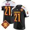 Men's Washington Commanders 90th Anniversary Patch Vapor Limited Jersey - All Stitched