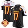 Men's Washington Commanders 90th Anniversary Patch Vapor Limited Jersey - All Stitched