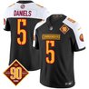 Men's Washington Commanders 90th Anniversary Patch Vapor Limited Jersey - All Stitched