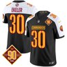 Men's Washington Commanders 90th Anniversary Patch Vapor Limited Jersey - All Stitched