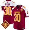Men's Washington Commanders 90th Anniversary Patch Vapor Limited Jersey - All Stitched