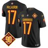 Men's Washington Commanders 90th Anniversary Patch Vapor Limited Jersey - All Stitched