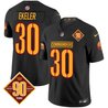 Men's Washington Commanders 90th Anniversary Patch Vapor Limited Jersey - All Stitched
