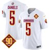 Men's Washington Commanders 90th Anniversary Patch Vapor Limited Jersey - All Stitched