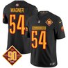 Men's Washington Commanders 90th Anniversary Patch Vapor Limited Jersey - All Stitched
