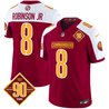 Men's Washington Commanders 90th Anniversary Patch Vapor Limited Jersey - All Stitched
