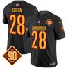 Men's Washington Commanders 90th Anniversary Patch Vapor Limited Jersey - All Stitched