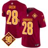 Men's Washington Commanders 90th Anniversary Patch Vapor Limited Jersey - All Stitched