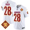 Men's Washington Commanders 90th Anniversary Patch Vapor Limited Jersey - All Stitched