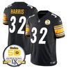Men's Steelers 50th Anniversary of Super Bowl IX Patch Vapor Limited Jersey - All Stitched