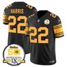 Men's Steelers 50th Anniversary of Super Bowl IX Patch Vapor Limited Jersey - All Stitched
