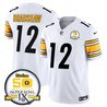 Men's Steelers 50th Anniversary of Super Bowl IX Patch Vapor Limited Jersey - All Stitched