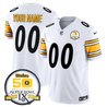 Steelers 50th Anniversary of Super Bowl IX Patch Vapor Limited Custom Jersey - All Stitched