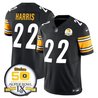 Men's Steelers 50th Anniversary of Super Bowl IX Patch Vapor Limited Jersey - All Stitched
