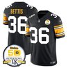 Men's Steelers 50th Anniversary of Super Bowl IX Patch Vapor Limited Jersey - All Stitched